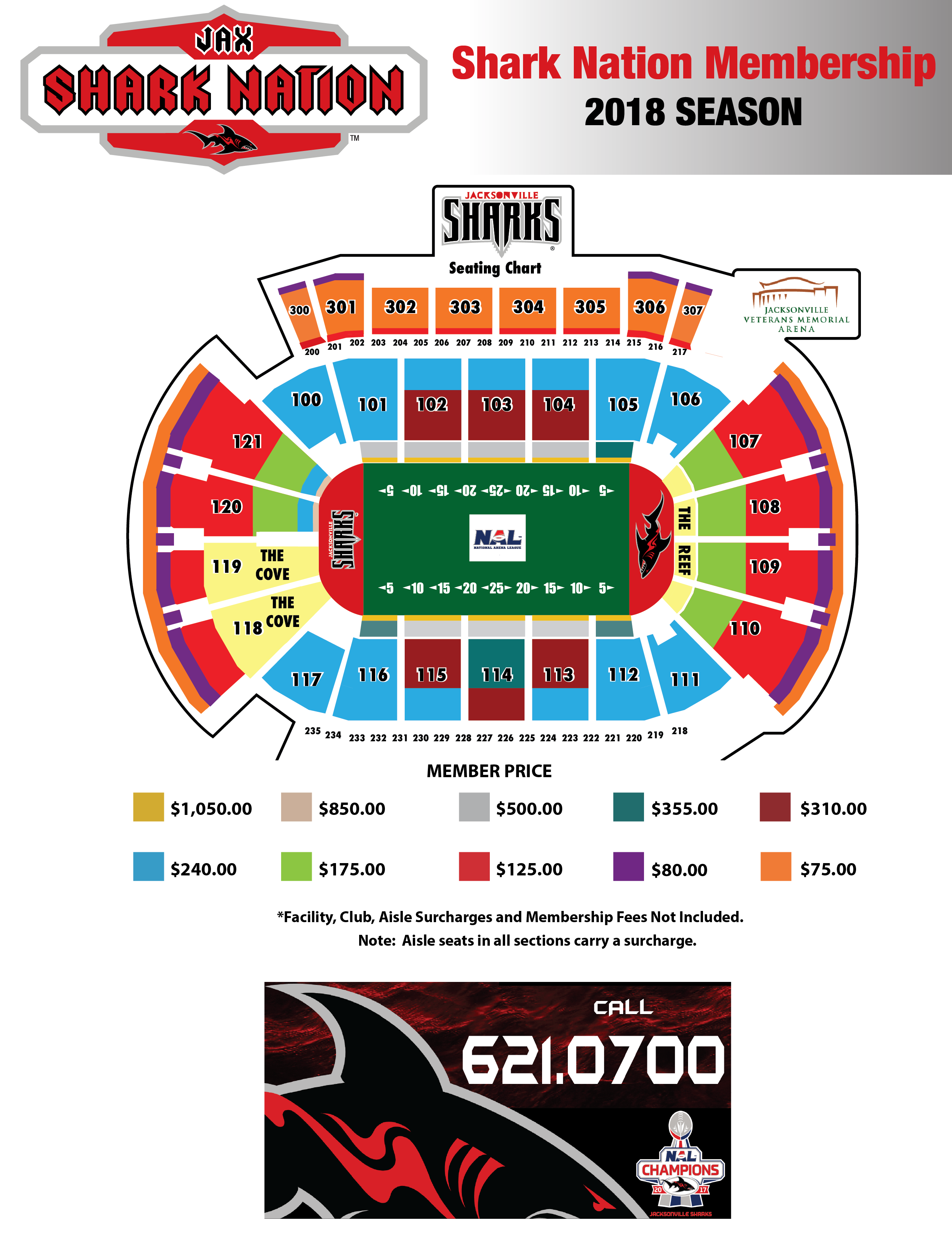 jacksonville sharks seating chart shark reef seating chart